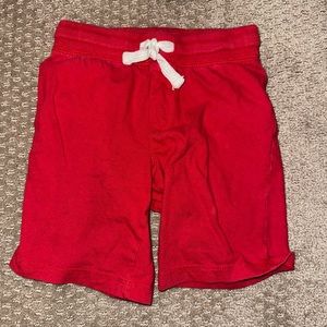 Old navy boys cotton red shorts